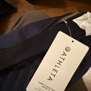 Athleta Navy Waist Bag